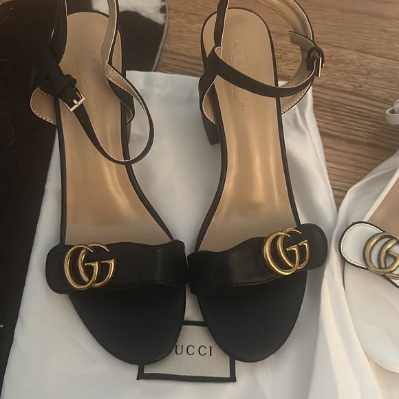 2 pair new Gucci slides block heel super cute and fun - Picture 2 of 3